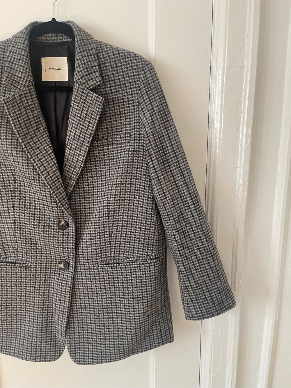 Everlane Oversized Houndstooth Wool Blazer - Picture 8 of 13